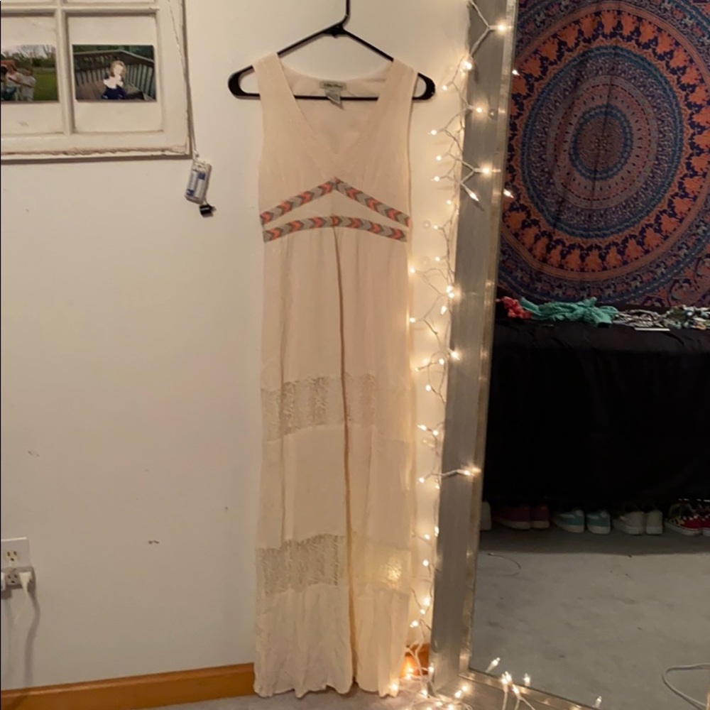 White Lace Maxi Dress